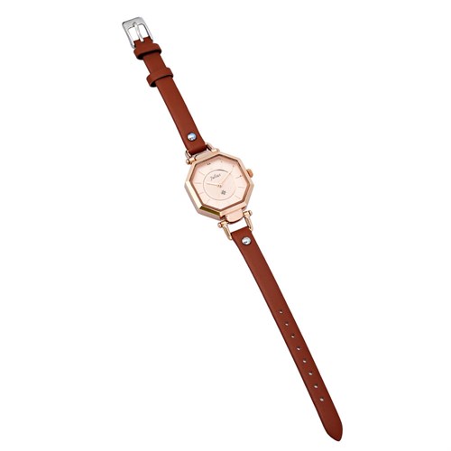 Đồng hồ Julius 28 mm Nữ JA-750C Màu Nâu