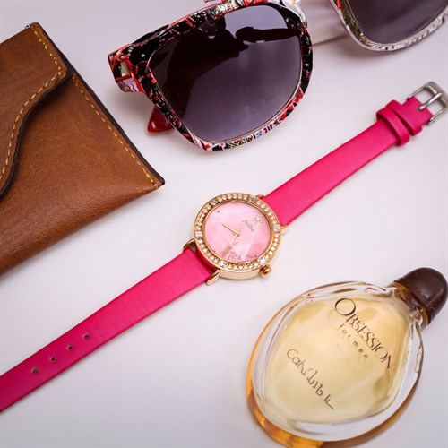 Đồng hồ Julius 30 mm Nữ JA-823D Màu Hồng