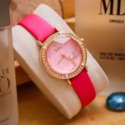 Đồng hồ Julius 30 mm Nữ JA-823D Màu Hồng