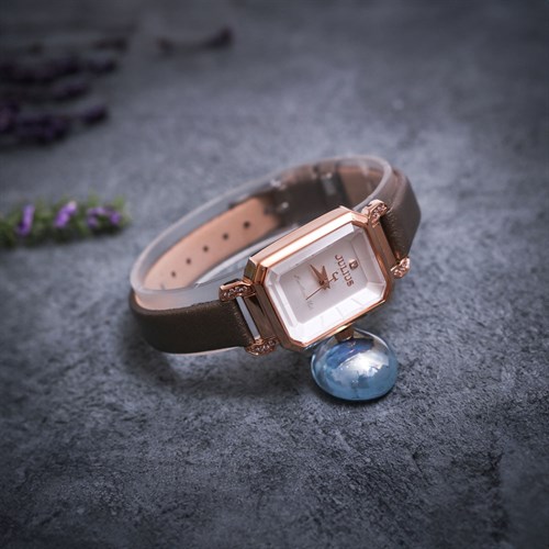 Đồng hồ Julius 21 x 38 mm Nữ JA-951F Màu Nâu
