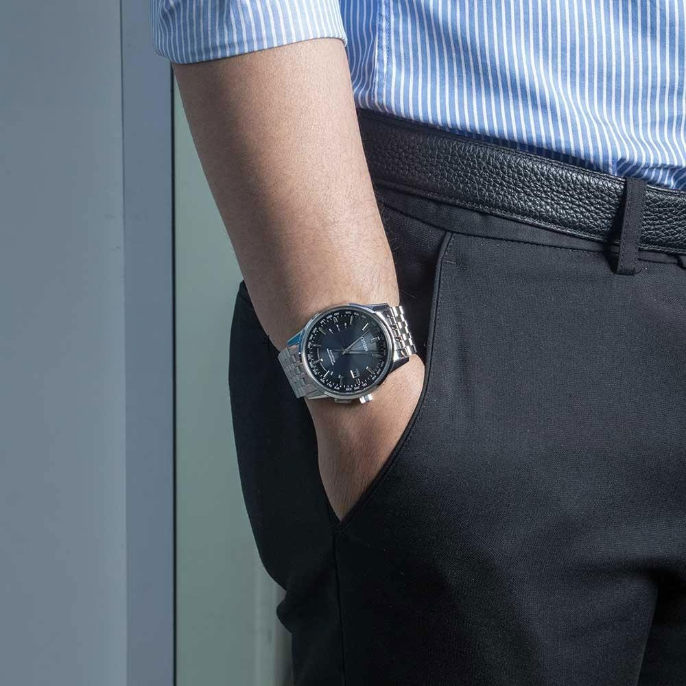 Đồng hồ Citizen 42.7 mm Nam CB0150-62L Màu Bạc