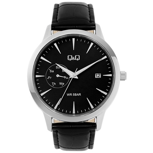 Đồng hồ Q&Q 42 mm Nam A12A-001PY Màu Đen