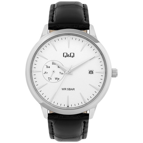 Đồng hồ Q&Q 42 mm Nam A12A-004PY Màu Đen