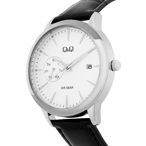 Đồng hồ Q&Q 42 mm Nam A12A-004PY Màu Đen