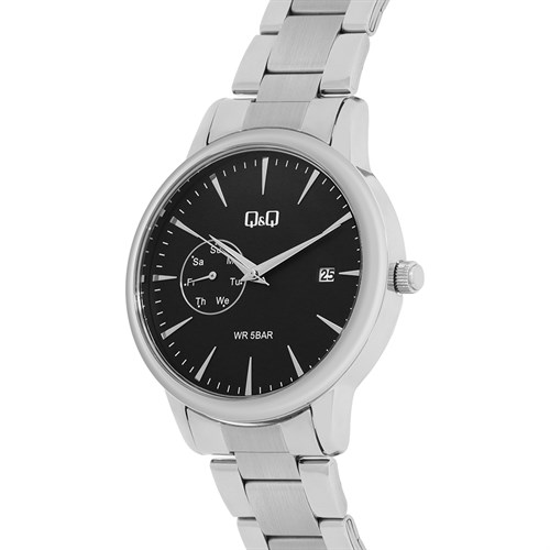 Đồng hồ Q&Q 42 mm Nam A12A-009PY Màu Bạc