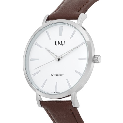 Đồng hồ Q&Q 40 mm Nam C33A-002PY Màu Nâu