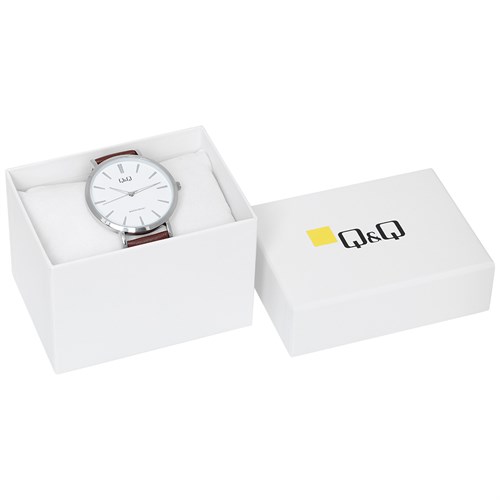Đồng hồ Q&Q 40 mm Nam C33A-002PY Màu Nâu