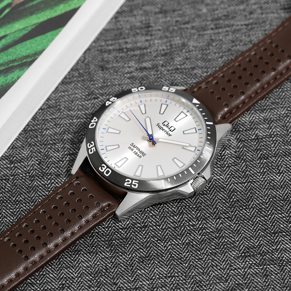 Đồng hồ Q&Q 43 mm Nam S08A-007PY