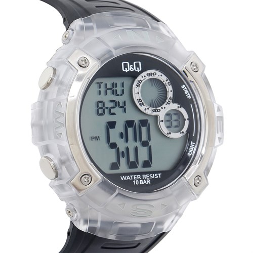 Đồng hồ Q&Q 50 mm Nam G19A-001VY Màu Đen