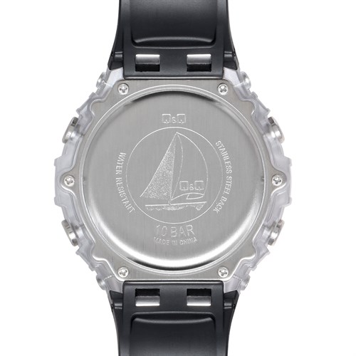 Đồng hồ Q&Q 50 mm Nam G19A-001VY Màu Đen