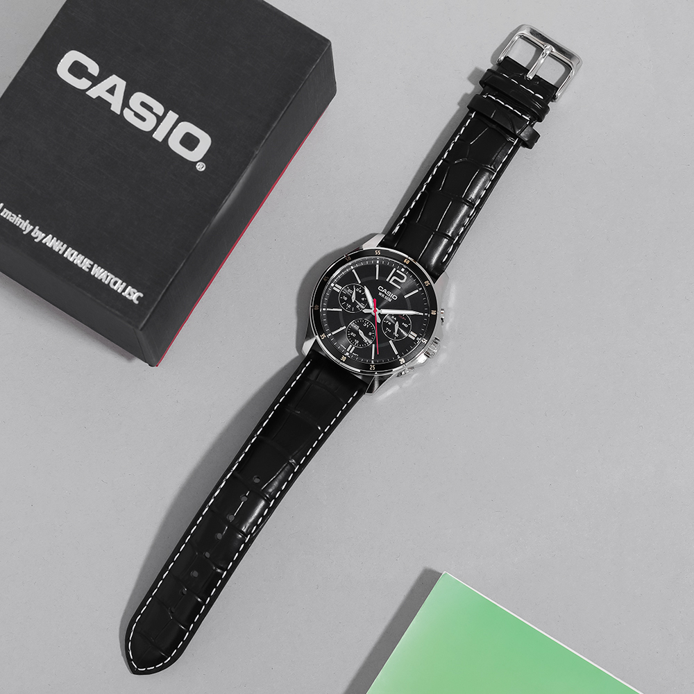 Đồng hồ Casio 43.5 mm Nam MTP-1374L-1AVDF