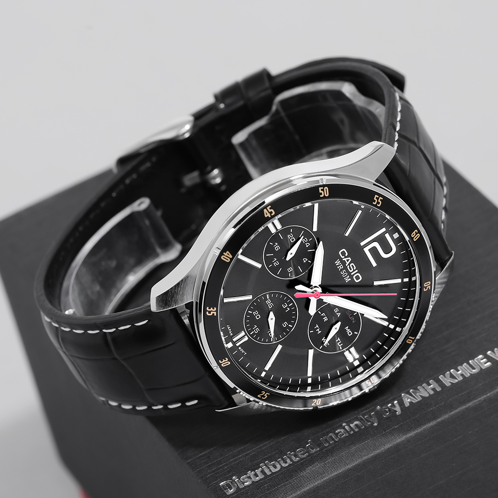 Đồng hồ Casio 43.5 mm Nam MTP-1374L-1AVDF