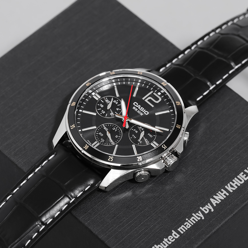 Đồng hồ Casio 43.5 mm Nam MTP-1374L-1AVDF