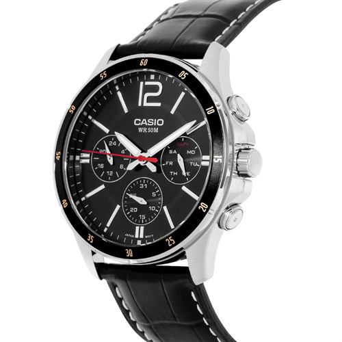 Đồng hồ Casio 43.5 mm Nam MTP-1374L-1AVDF Màu Đen