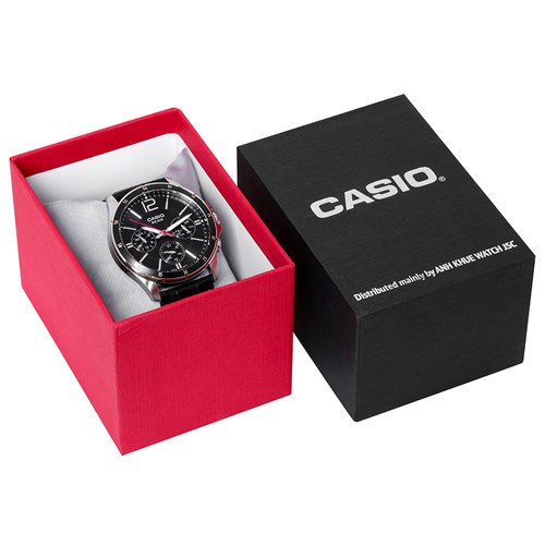 Đồng hồ Casio 43.5 mm Nam MTP-1374L-1AVDF Màu Đen