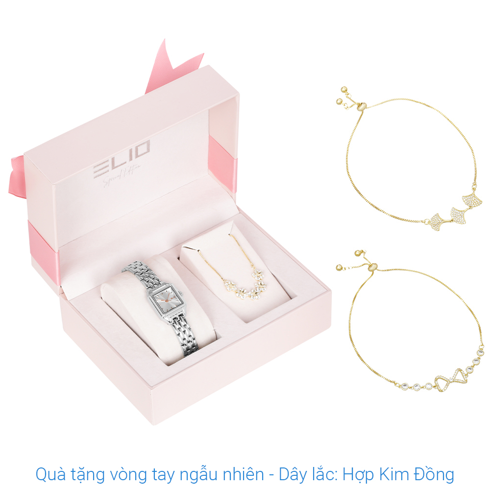 Set quà - Đồng hồ Elio 20 mm Nữ ES145-01 - 6