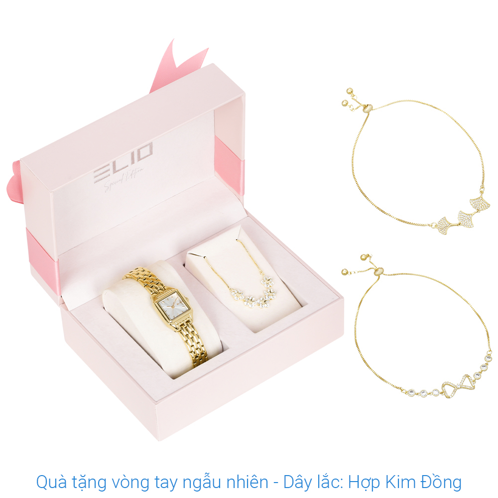 Set quà - Đồng hồ Elio 20 mm Nữ ES145-02 - 6