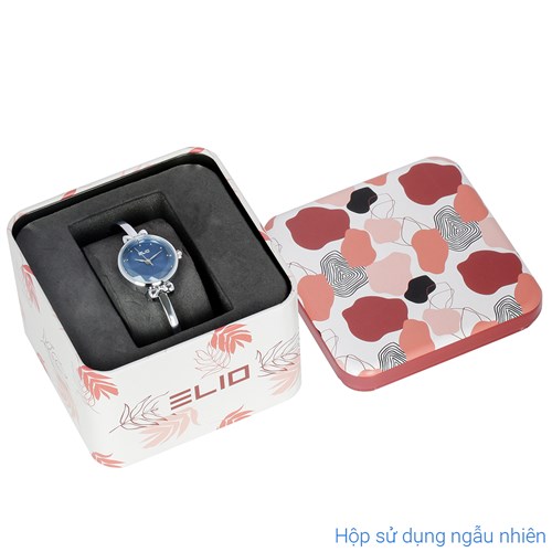 Set quà - Đồng hồ Elio 23 mm Nữ ES146-01 Màu Bạc