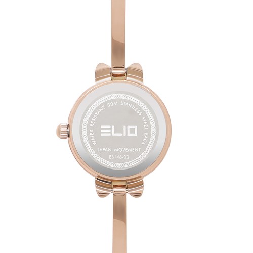 Set quà - Đồng hồ Elio 23 mm Nữ ES146-02 Màu Vàng Hồng