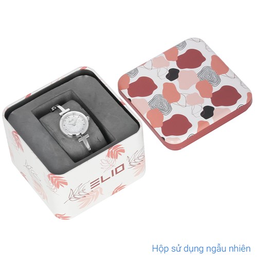 Set quà - Đồng hồ Elio 23 mm Nữ ES148-01 Màu Bạc