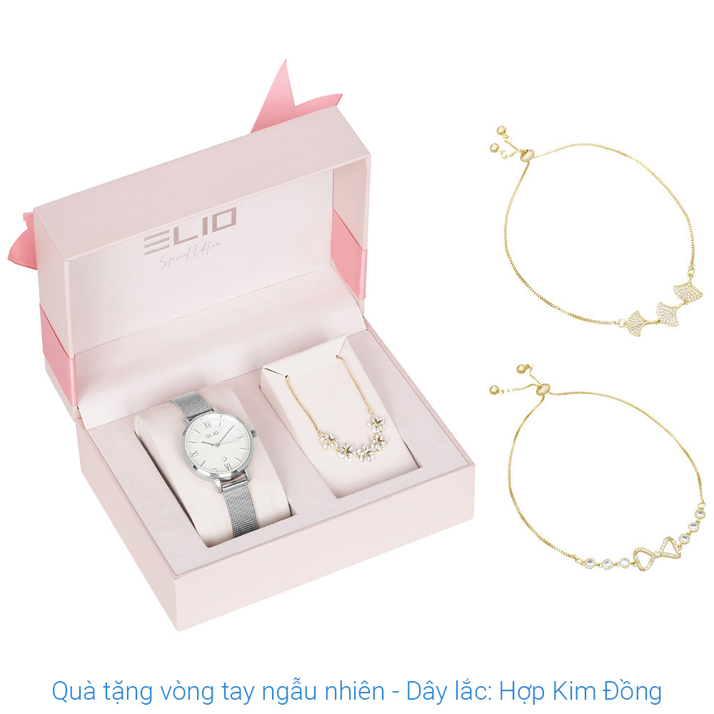 Set quà - Đồng hồ Elio 32 mm Nữ ES149-01 - 6