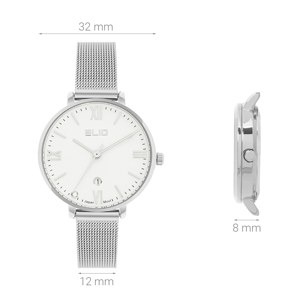 Set quà - Đồng hồ Elio 32 mm Nữ ES149-01 - 7