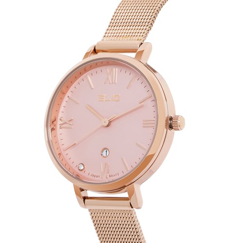 Set quà - Đồng hồ Elio 32 mm Nữ ES149-02 Màu Vàng Hồng
