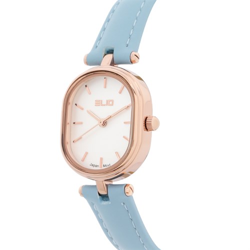 Set quà - Đồng hồ Elio 23 mm Nữ EL141-02 Màu Xanh da trời