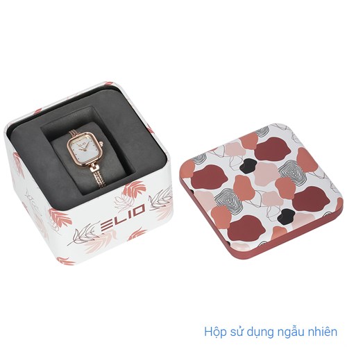 Set quà - Đồng hồ Elio 20.5 mm Nữ ES150-02 Màu Vàng Hồng