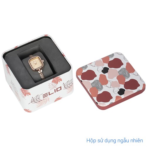 Set quà - Đồng hồ Elio 20.5 mm Nữ ES150-03 Màu Vàng Hồng