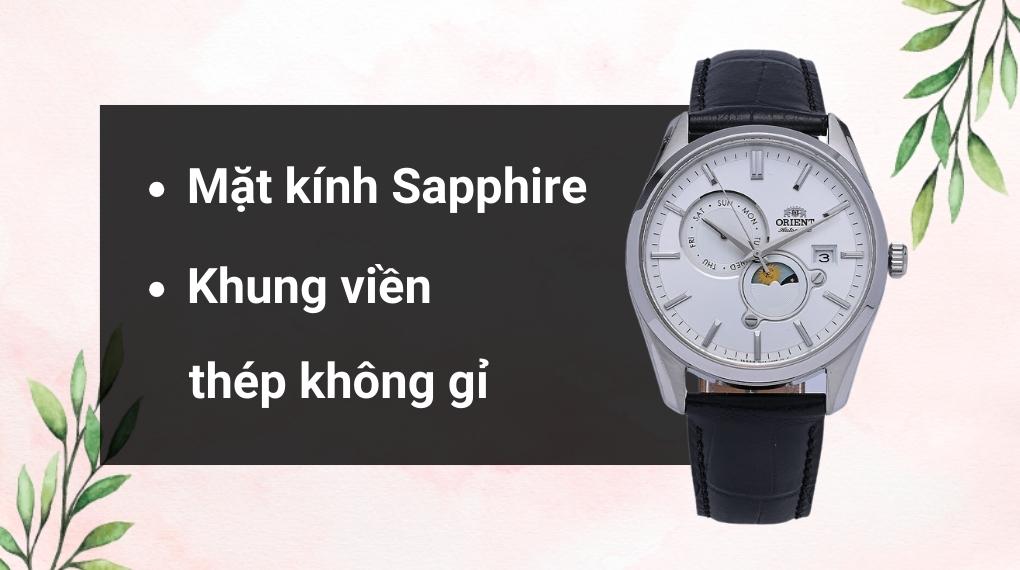 Chất liệu mặt kính và khung viền của mẫu đồng hồ Chất liệu mặt kính và khung viền của mẫu đồng hồ