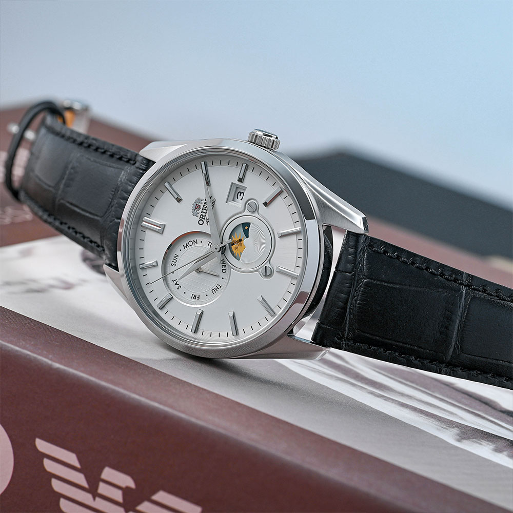 Đồng hồ Orient Sun & Moon 41.5 mm Nam RA-AK0310S10B - 4