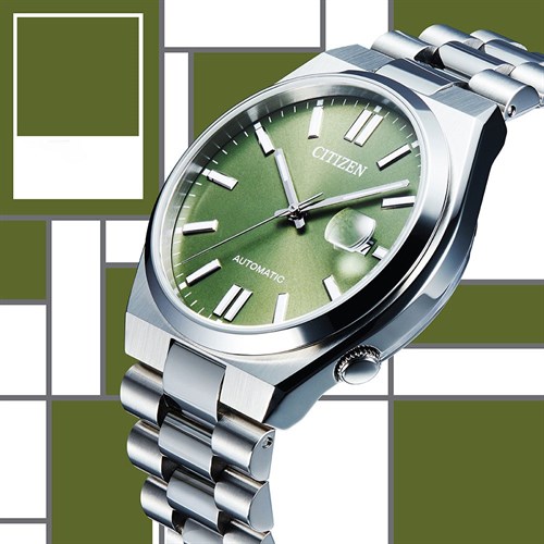 Đồng hồ Citizen Tsuyosa 40 mm Nam NJ0158-89Z Màu Bạc