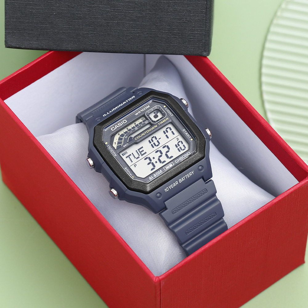 Đồng hồ Casio 42.1 mm Nam WS-1600H-2AVDF