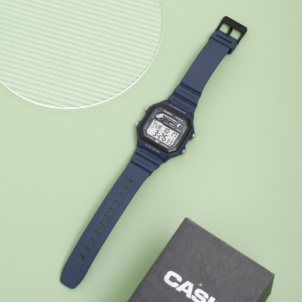 Đồng hồ Casio 42.1 mm Nam WS-1600H-2AVDF