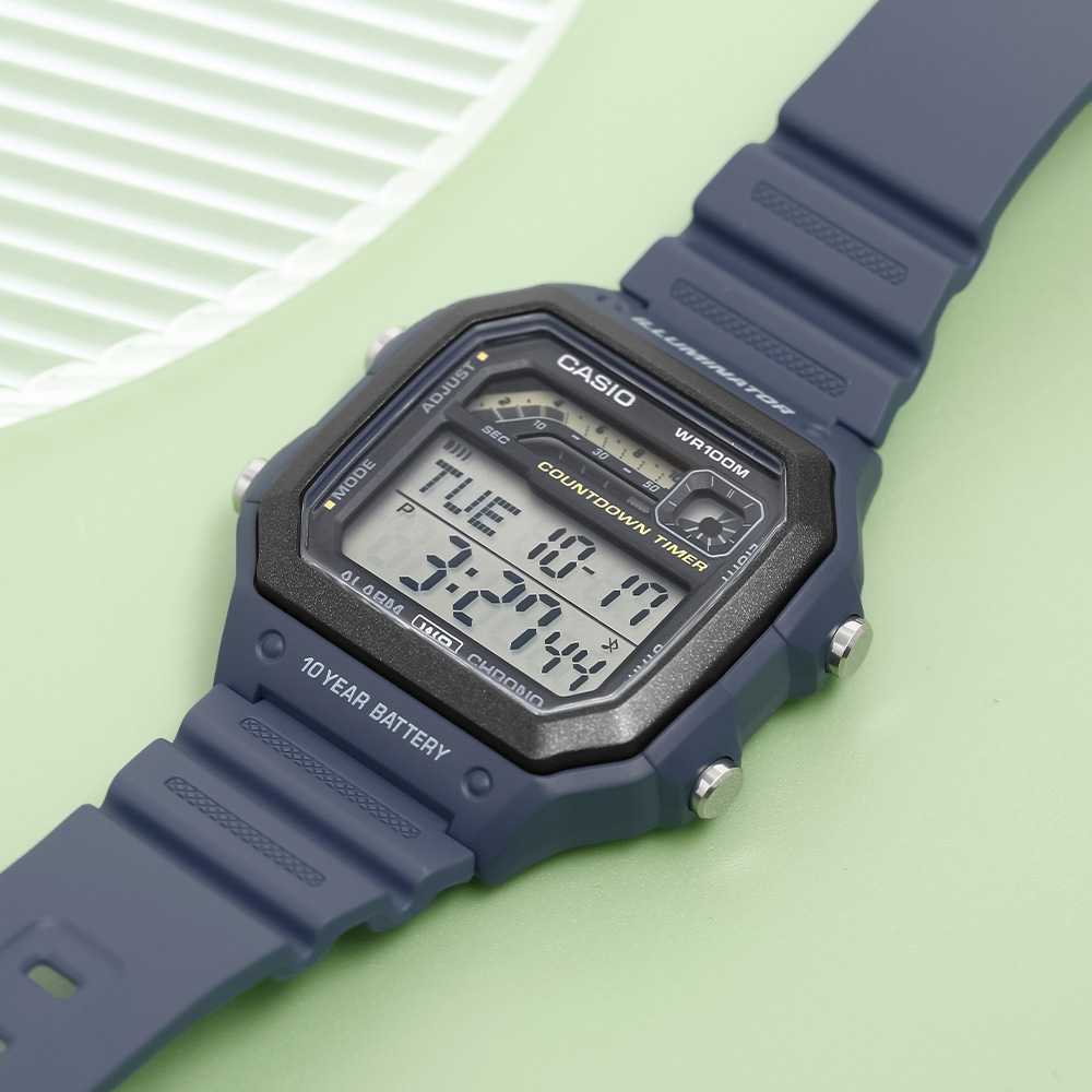 Đồng hồ Casio 42.1 mm Nam WS-1600H-2AVDF