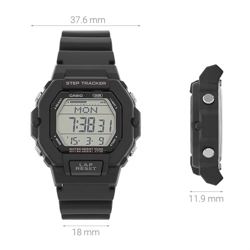 Đồng hồ Casio 37.6 mm Nữ LWS-2200H-1AVDF Màu Đen