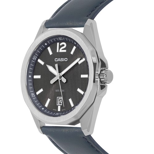 Đồng hồ Casio Timeless 42 mm Nam MTP-E725L-8AVDF Màu Xám