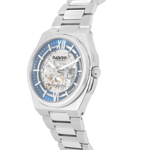 Đồng hồ MVW Galaxy 43 mm Nam MSA088-01-S1 Màu Bạc