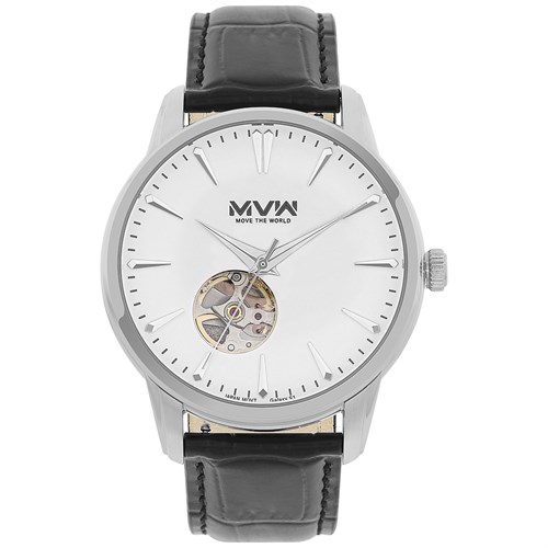 Đồng hồ MVW Star 41 mm Nam MLA084-02-S1 Màu Đen