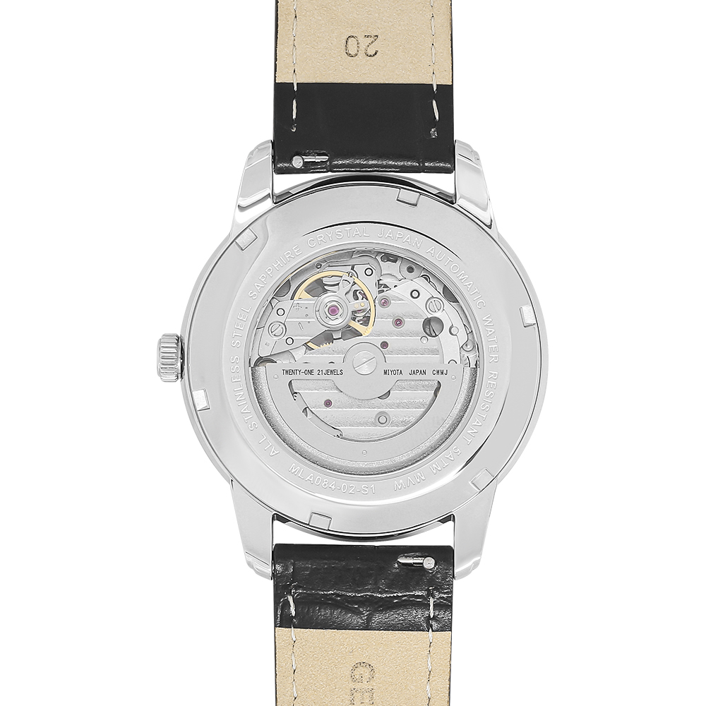 Đồng hồ MVW Star 41 mm Nam MLA084-02-S1 Màu Đen