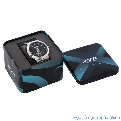 Đồng hồ MVW Star 41 mm Nam MSA089-01-S1 Màu Bạc