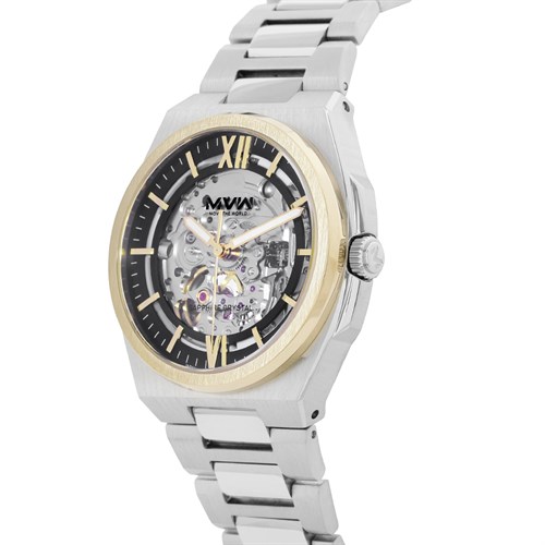 Đồng hồ MVW Galaxy 43 mm Nam MSA088-02-S2 Màu Bạc