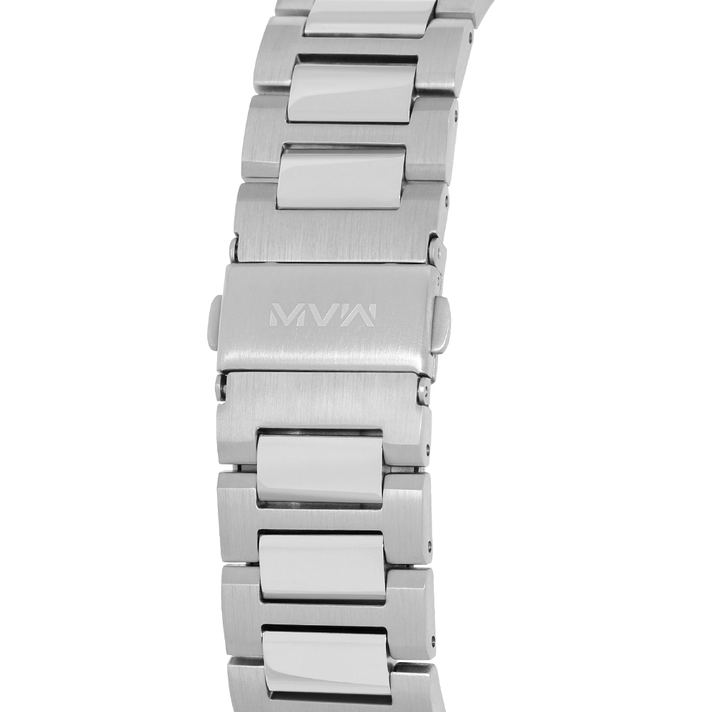 Đồng hồ MVW Galaxy 43 mm Nam MSA088-02-S2 Màu Bạc