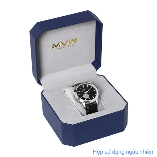 Đồng hồ MVW Star 41 mm Nam MLA084-01-S2 Màu Đen