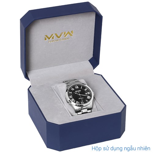 Đồng hồ MVW Galaxy 40 mm Nam MSA094-02-S3 Màu Bạc