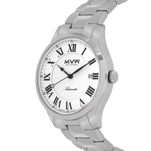 Đồng hồ MVW Galaxy 40 mm Nam MSA094-01-S3 Màu Bạc