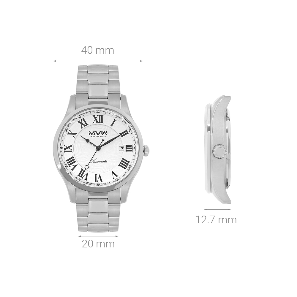 Đồng hồ MVW Galaxy 40 mm Nam MSA094-01-S3 - 6