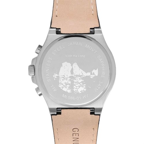 Đồng hồ MVW Hồn Việt 43 mm Nam ML086-01-HV Màu Đen