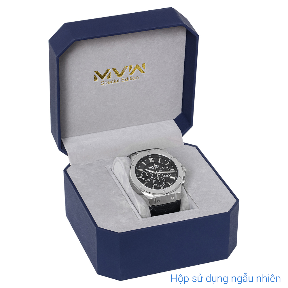 Đồng hồ MVW Hồn Việt 43 mm Nam ML086-01-HV Màu Đen